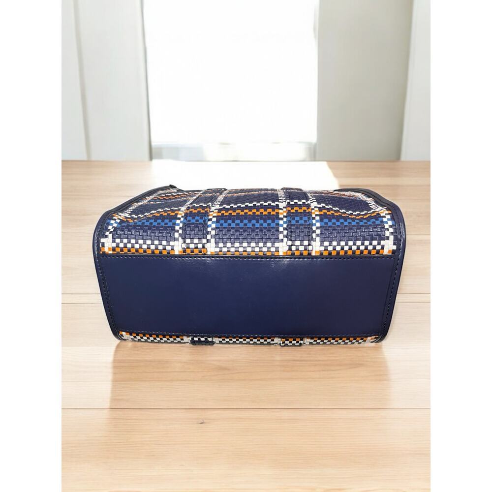 Burberry Multicolor Woven Leather Book Tote Bag - Picture 5 of 16
